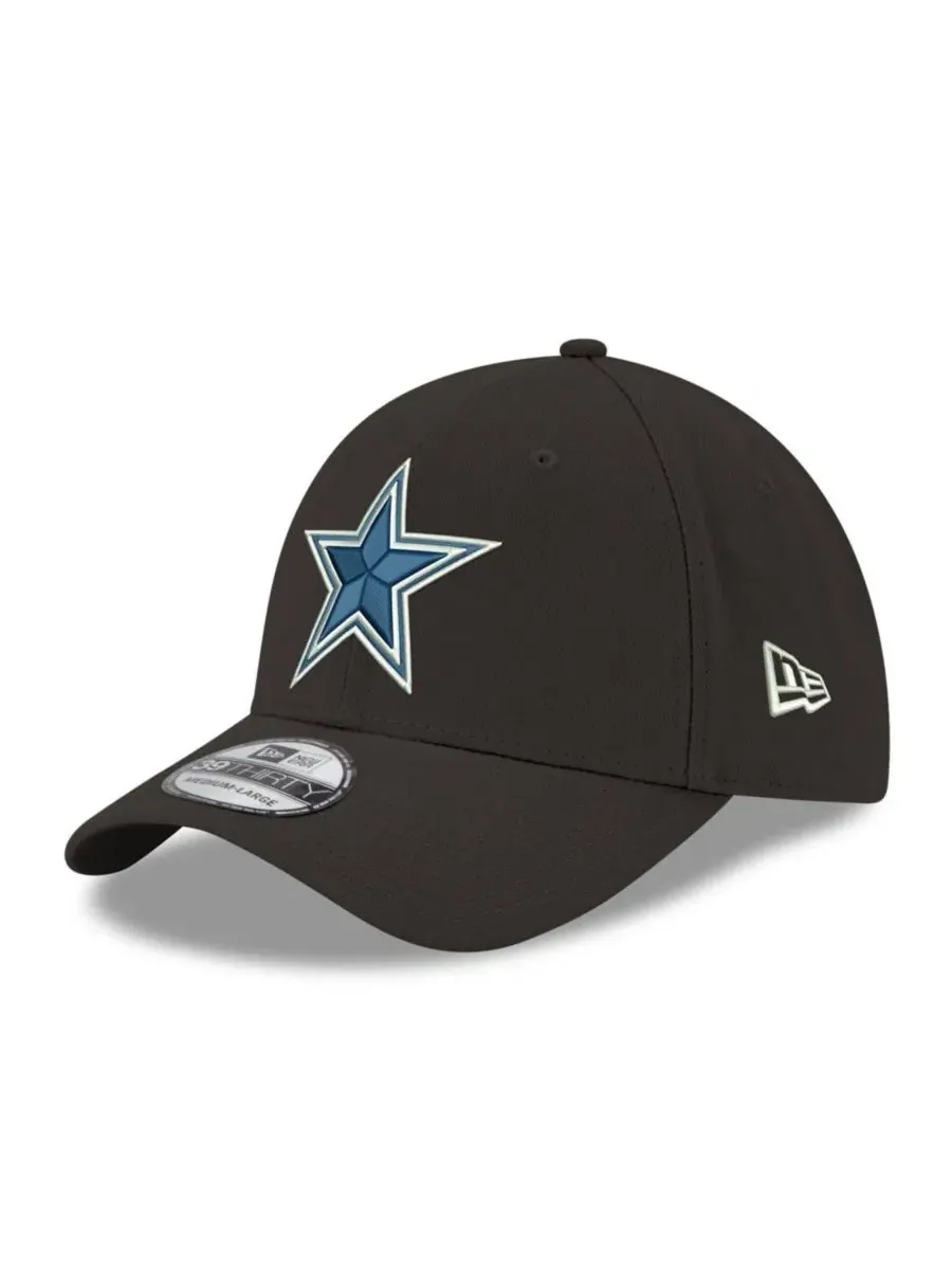 Кепка с вышитым логотипом Dallas Cowboys New Era — изображение 1 из 4, черный