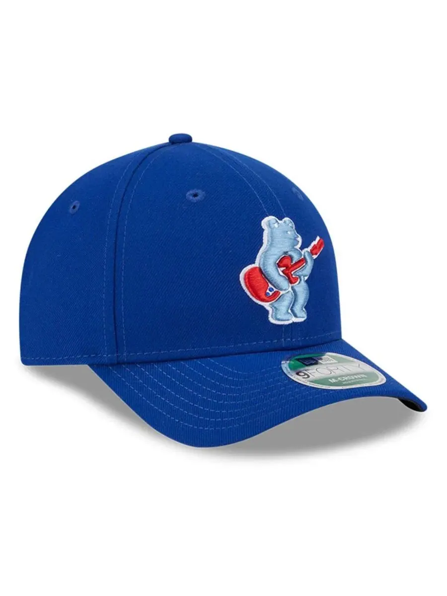 Кепка New Era 9FORTY с вышитым логотипом Chicago Cubs — изображение 3 из 5, королевский