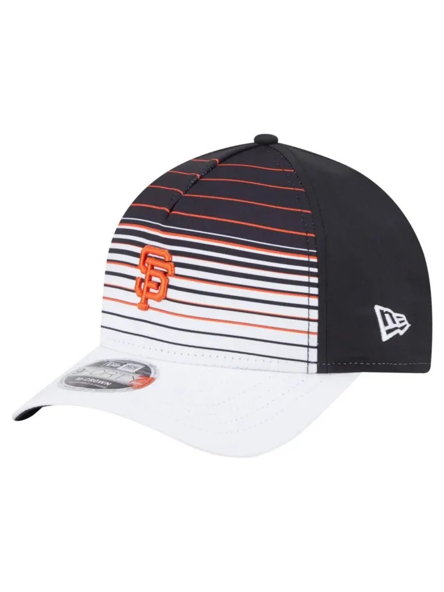 Кепка с изогнутым козырьком, с принтом, Mid Crown, Gradient 9FORTY M-Crown New Era — изображение 1 из 5, черный