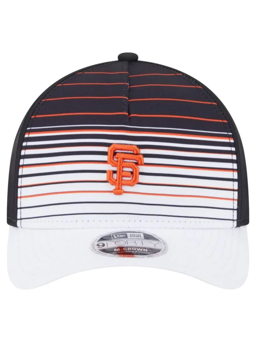 Кепка с изогнутым козырьком, с принтом, Mid Crown, Gradient 9FORTY M-Crown New Era — изображение 2 из 5, черный