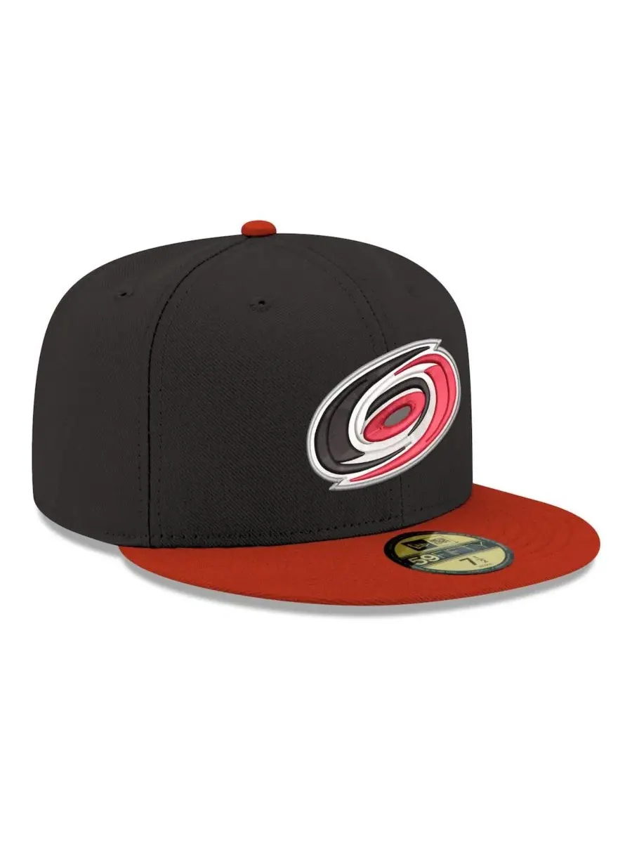 Кепка Carolina Hurricanes Core Logo Two-Tone 59FIFTY New Era — изображение 3 из 4, черный