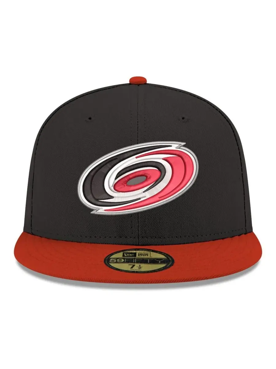 Кепка Carolina Hurricanes Core Logo Two-Tone 59FIFTY New Era — изображение 4 из 4, черный