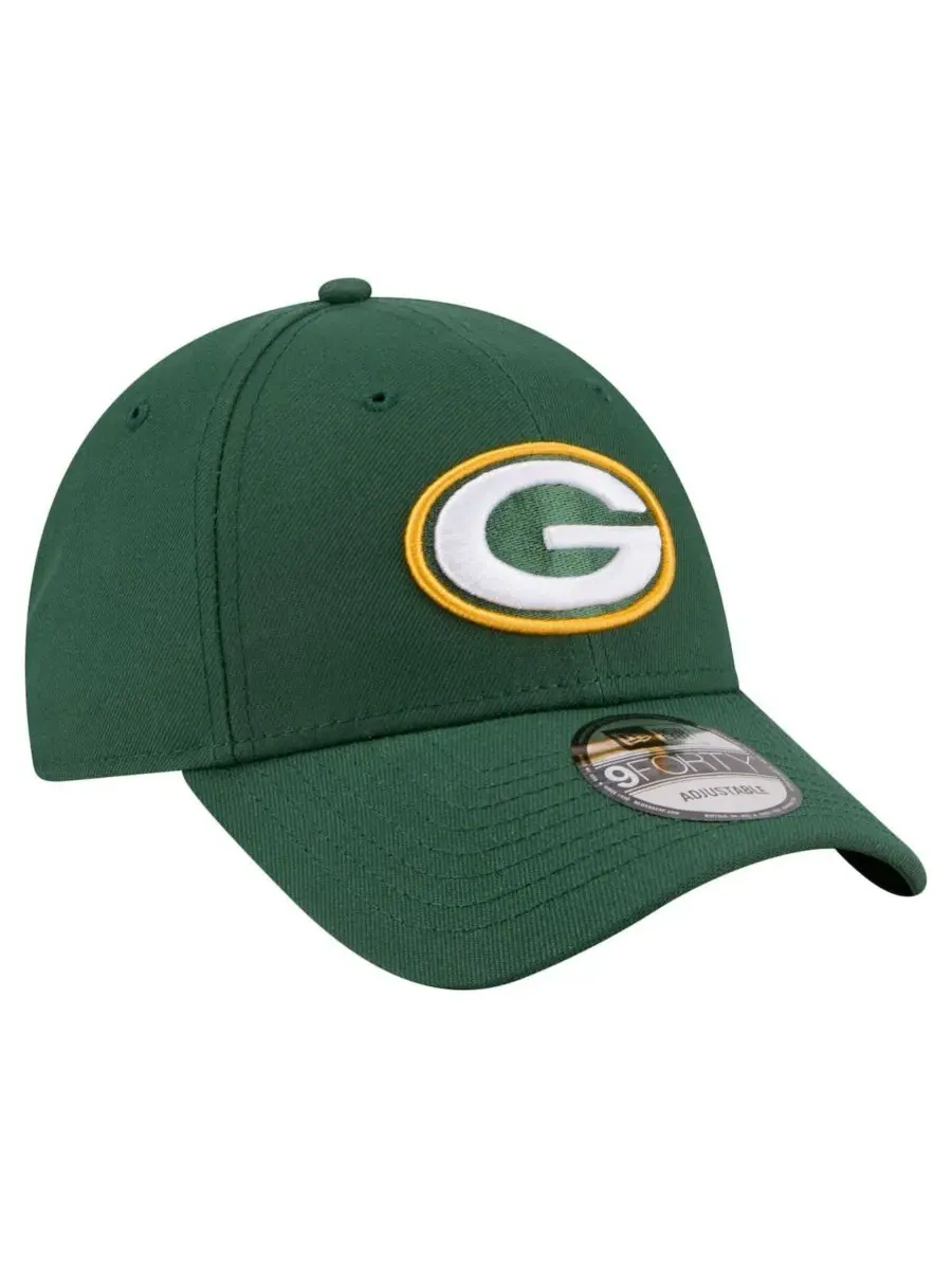 Кепка с вышитым логотипом Green Bay Packers New Era — изображение 4 из 5, зеленый