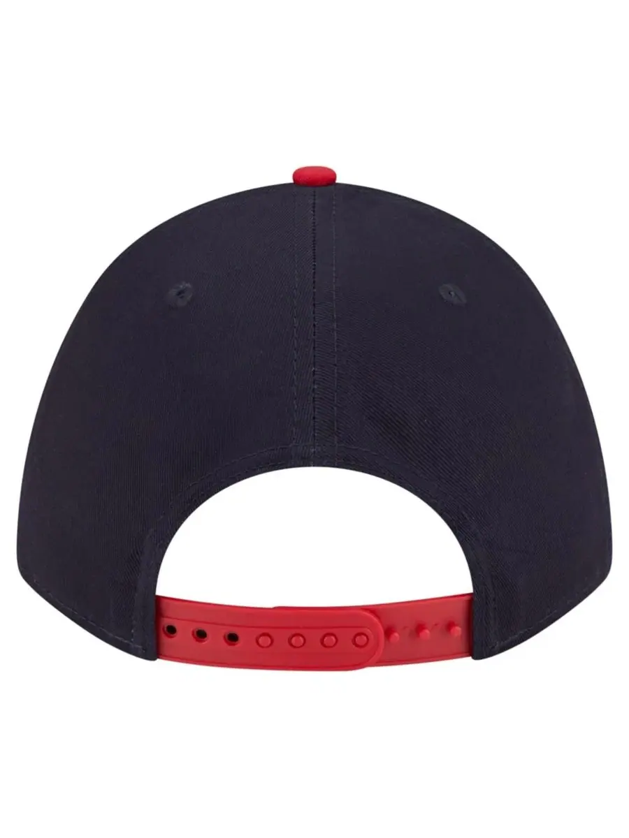 Бейсболка с вышивкой Arch 9FORTY A-Frame M-Crown New Era — изображение 4 из 5, темно-синий красный