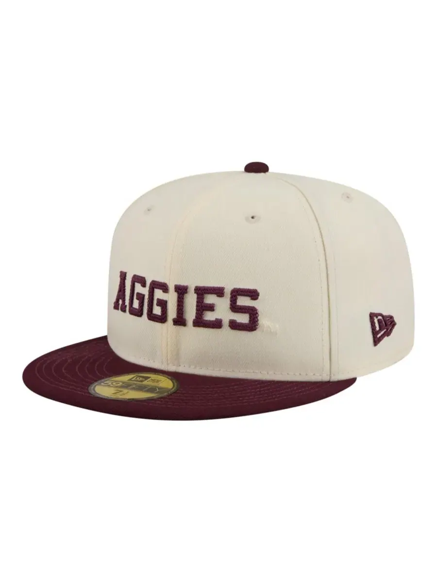Кепка New Era Two-Tone Script 59FIFTY — изображение 1 из 5, кремовый