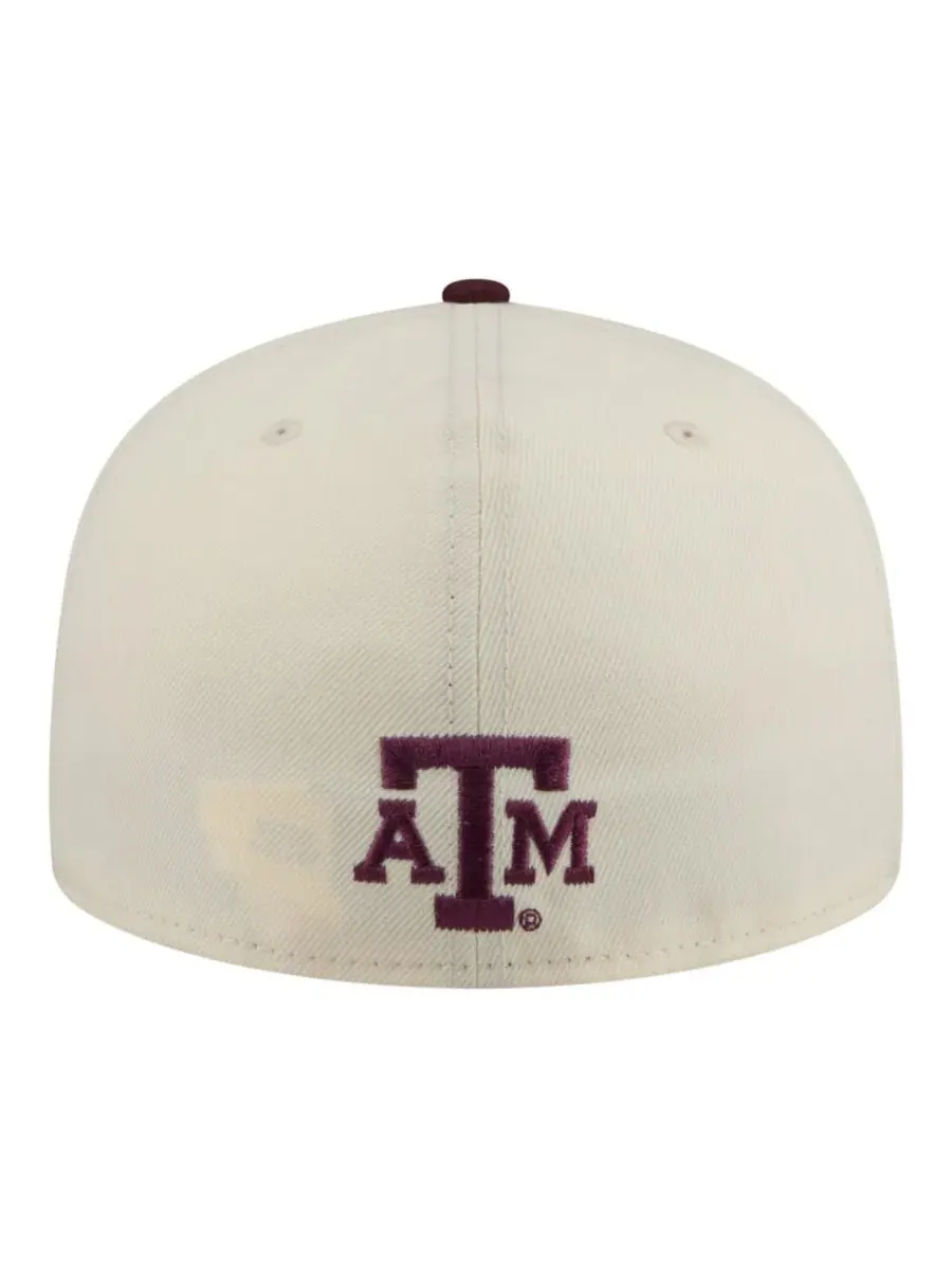 Кепка New Era Two-Tone Script 59FIFTY — изображение 3 из 5, кремовый