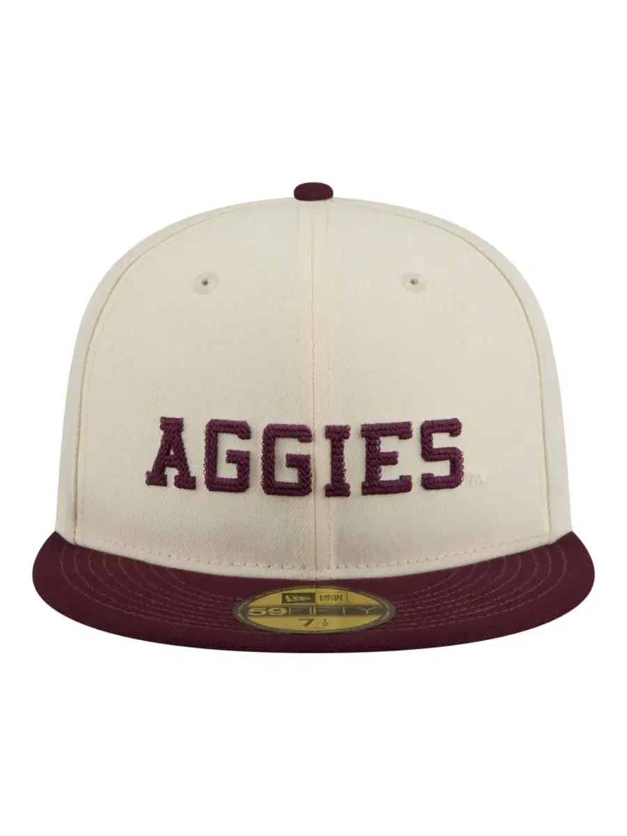 Кепка New Era Two-Tone Script 59FIFTY — изображение 5 из 5, кремовый