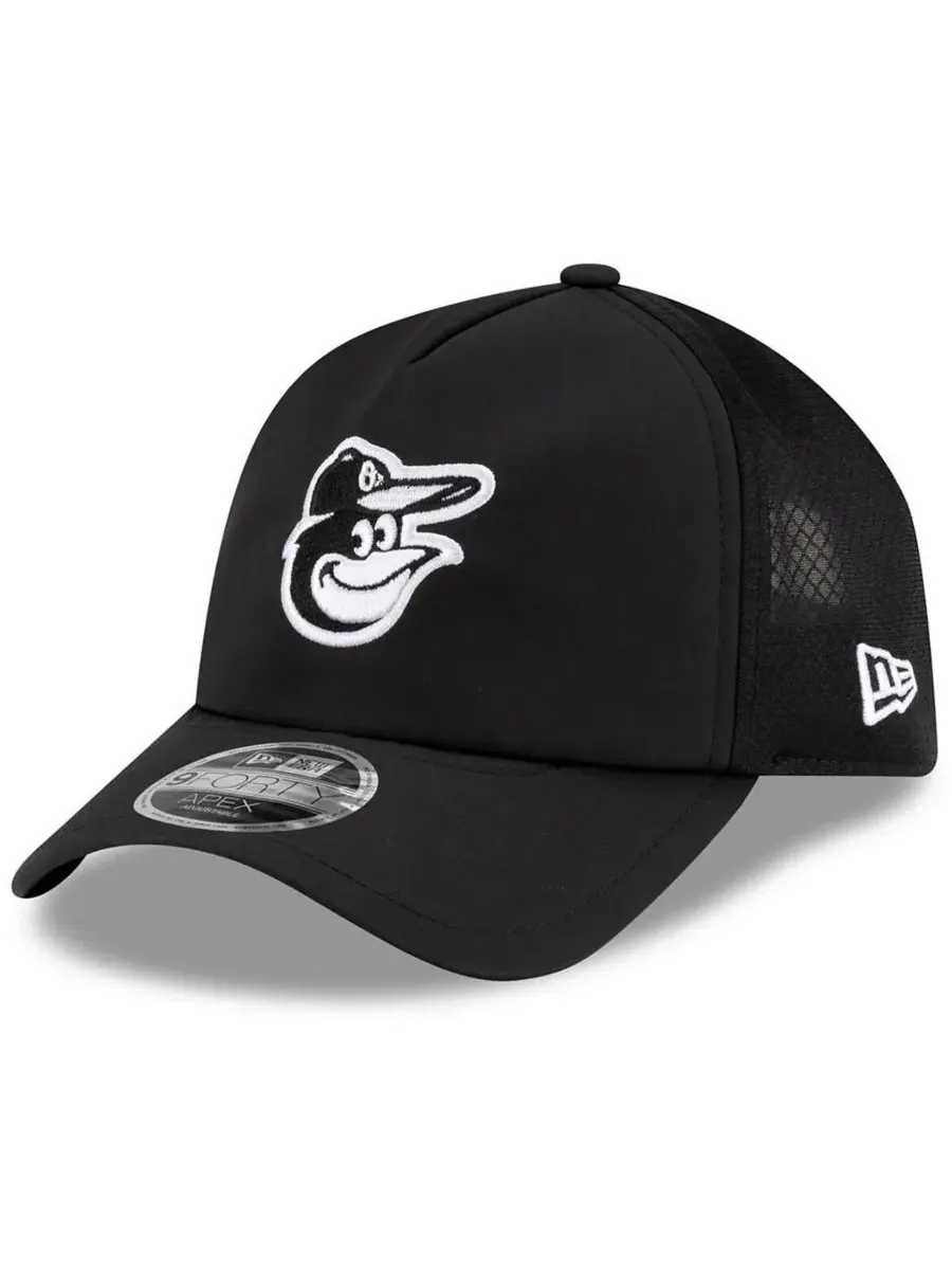 Кепка-тракер с вышитым логотипом Baltimore Orioles New Era — изображение 1 из 4, черный
