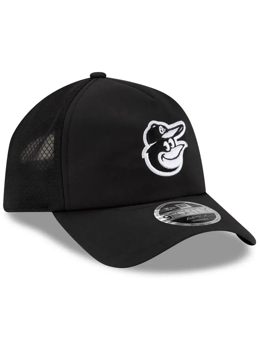 Кепка-тракер с вышитым логотипом Baltimore Orioles New Era — изображение 3 из 4, черный