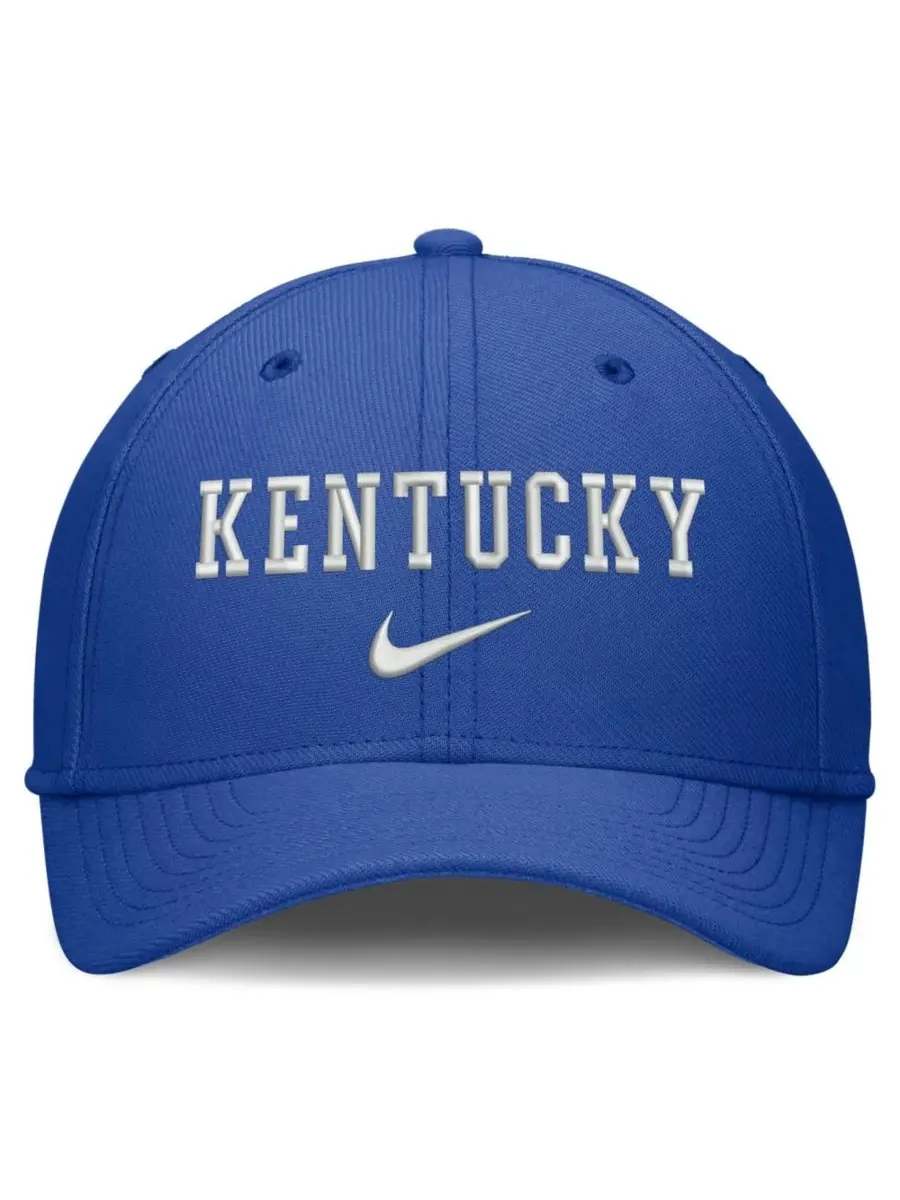 Кепка Nike Rise On-Field SwooshFlex Dri-FIT Flex — изображение 2 из 3, королевский
