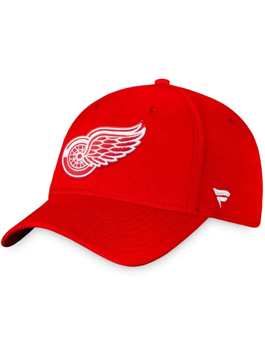Кепка Detroit Red Wings Core Primary Logo Flex с вышивкой Fanatics — изображение 1 из 4, красный