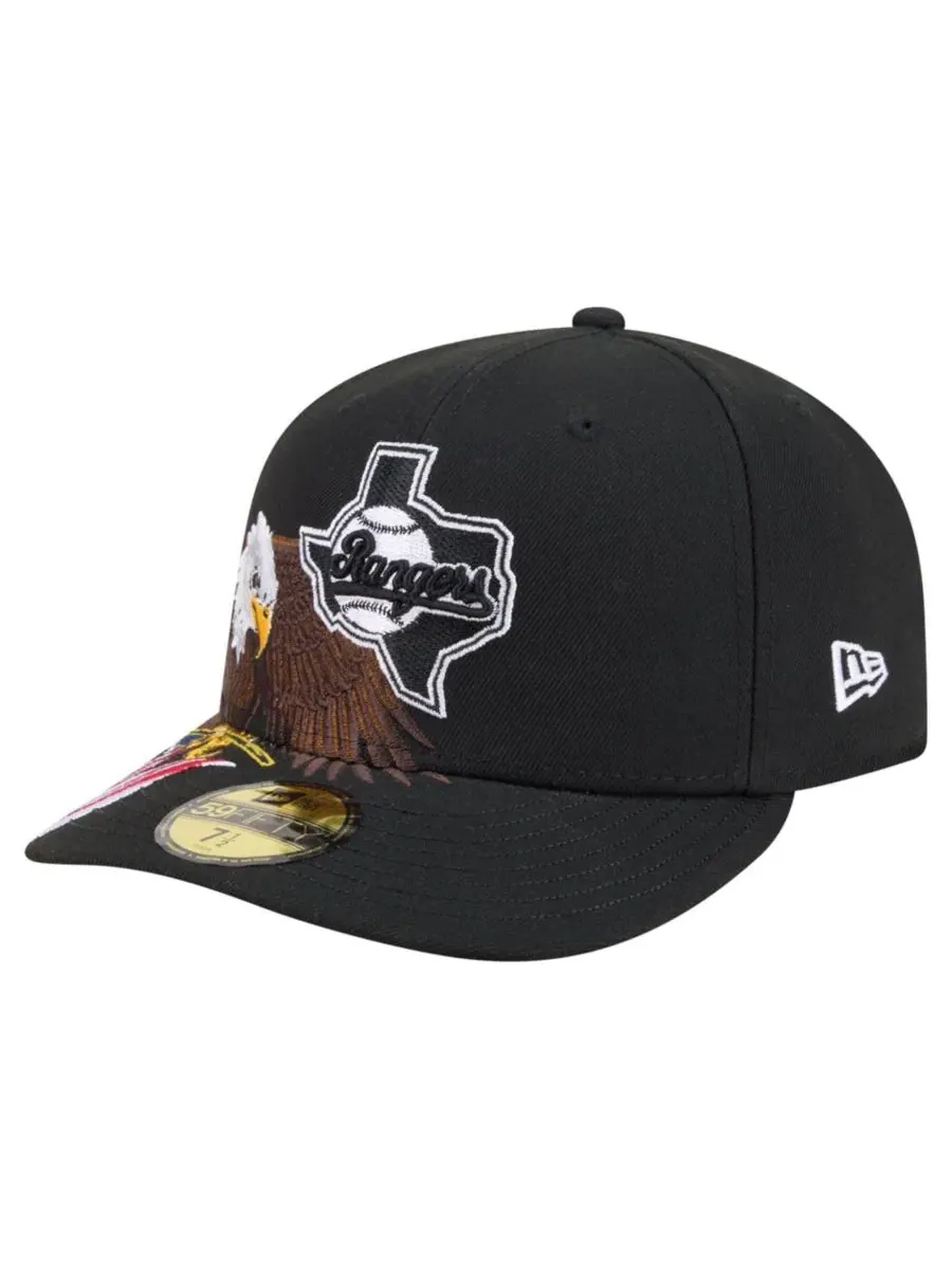 Кепка с вышивкой Bald Eagle New Era — изображение 4 из 5, черный