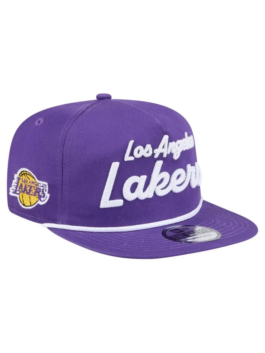 New Era Мужская фиолетовая кепка-бейсболка Los Angeles Lakers с надписью "Los Angeles Lakers" — изображение 1 из 5