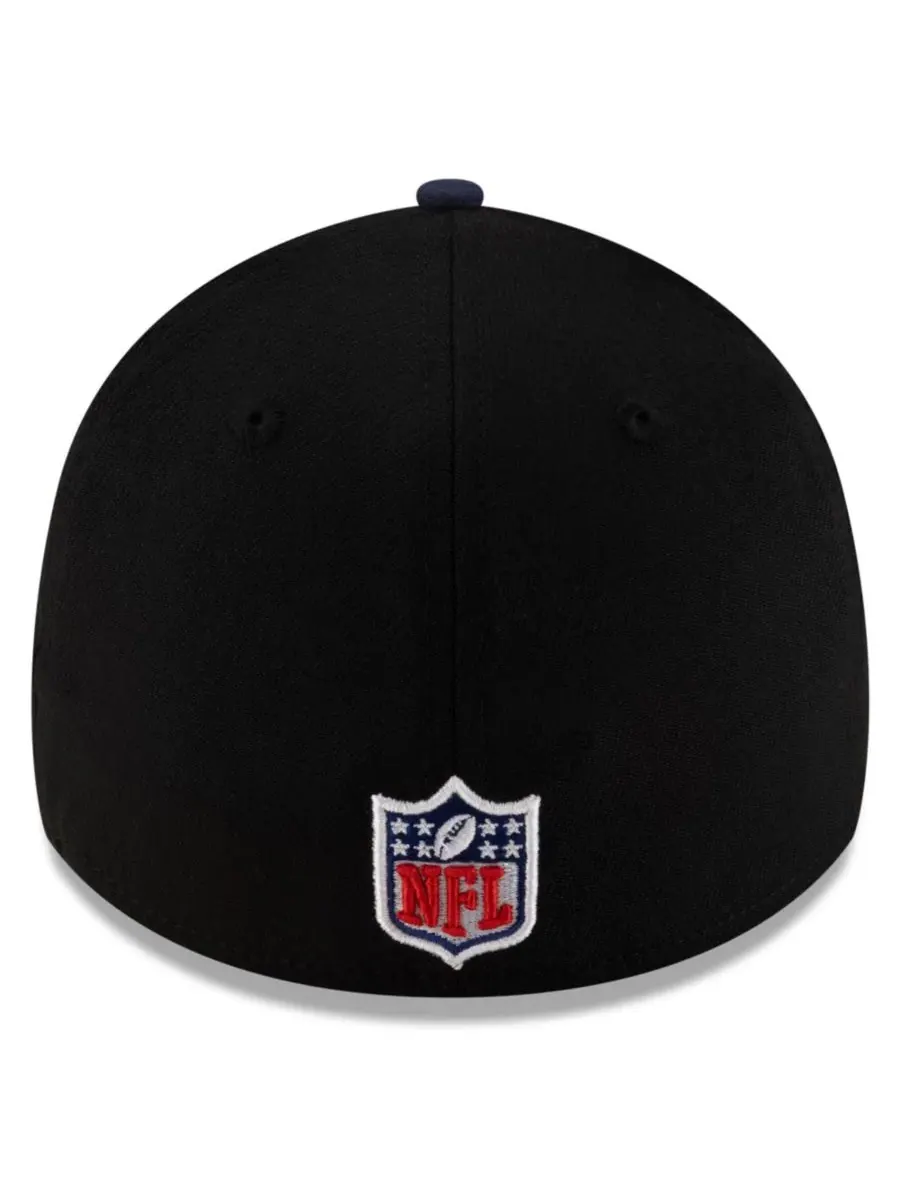 New Era Мужская кепка Tennessee Titans 39THIRTY Flex, черно-синяя, с символикой драфта НФЛ 2025 года — изображение 3 из 5