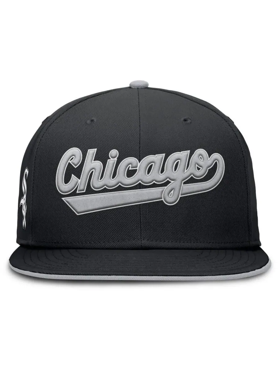Nike Мужская черная бейсболка Chicago White Sox True Performance Fitted Hat — изображение 4 из 4, черный