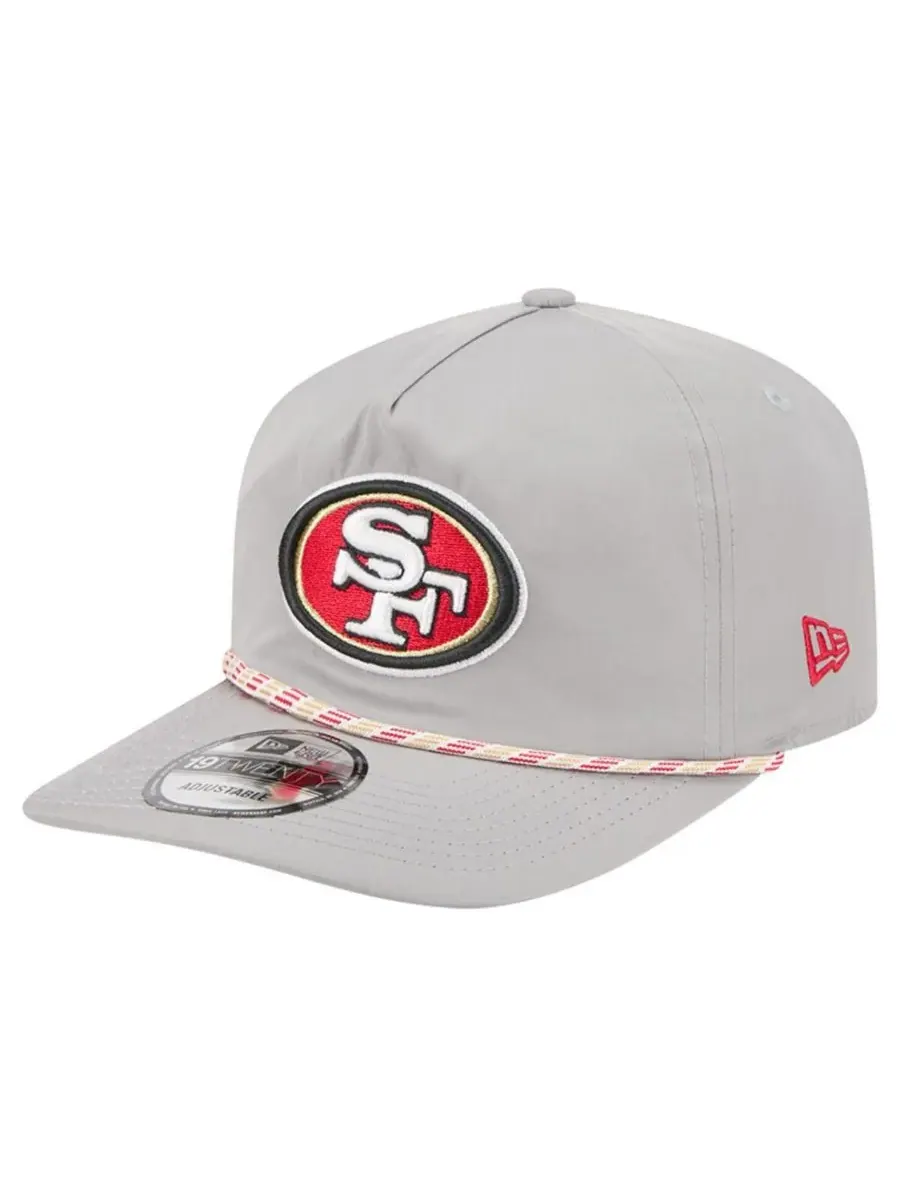 New Era Мужская серая кепка San Francisco 49ers Rope 19TWENTY — изображение 1 из 5, серый