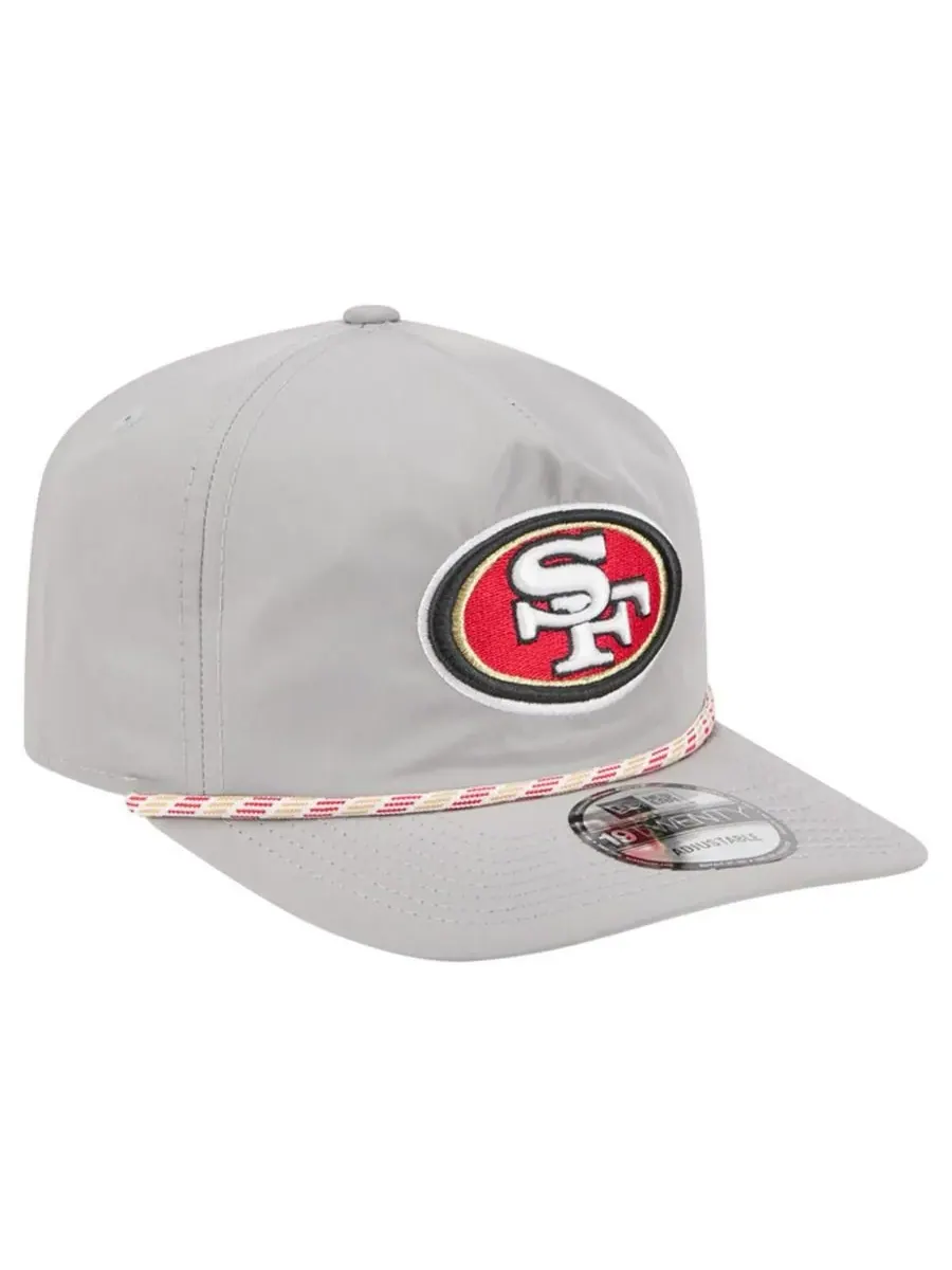 New Era Мужская серая кепка San Francisco 49ers Rope 19TWENTY — изображение 4 из 5, серый