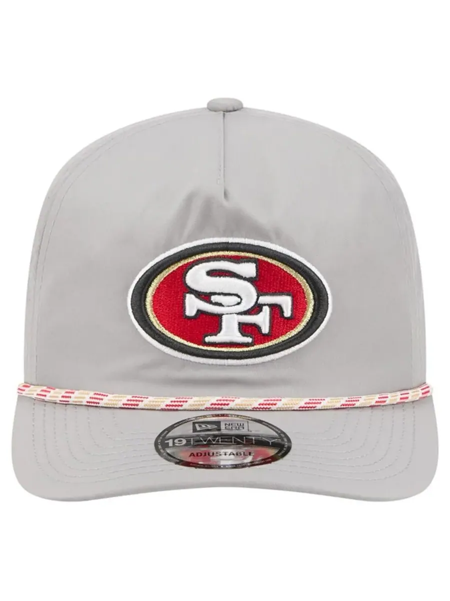 New Era Мужская серая кепка San Francisco 49ers Rope 19TWENTY — изображение 5 из 5, серый
