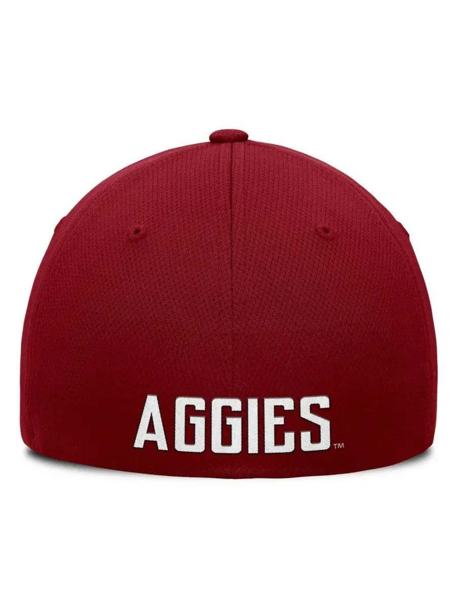Top of the World Мужская бордовая кепка Texas A&M Aggies Reflex 2.0 Flex Fit — изображение 4 из 4, коричневый