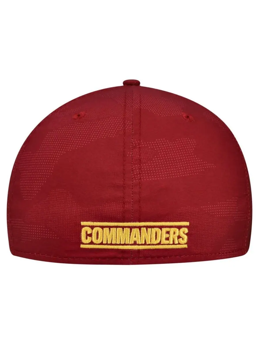 New Era Мужская кепка Washington Commanders Tonal Camo 39THIRTY Stretch Fit бордового цвета — изображение 4 из 4, бордовый