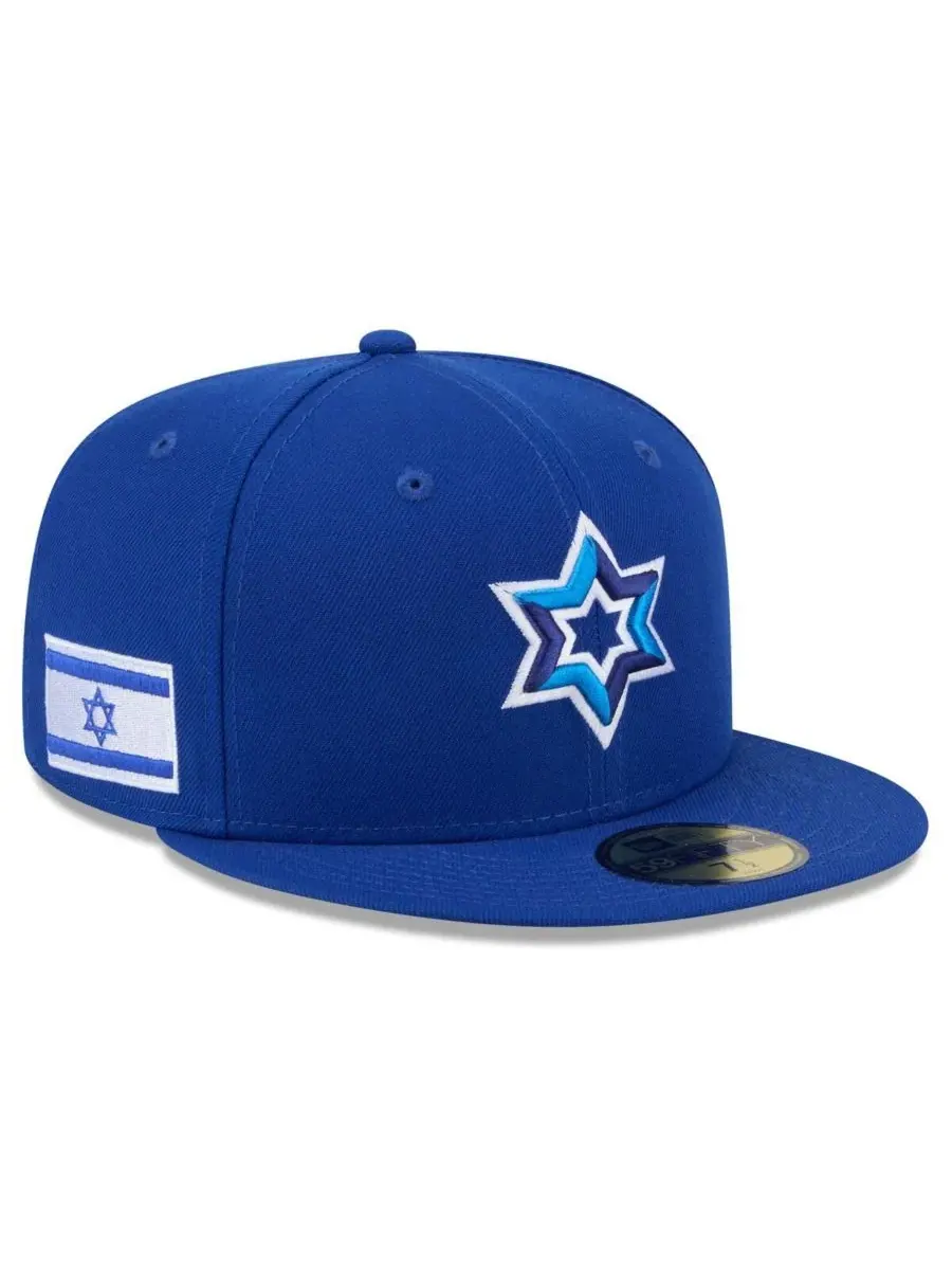 New Era Мужская синяя бейсболка Israel Baseball 2026 World Baseball Classic 59FIFTY — изображение 1 из 3, синий