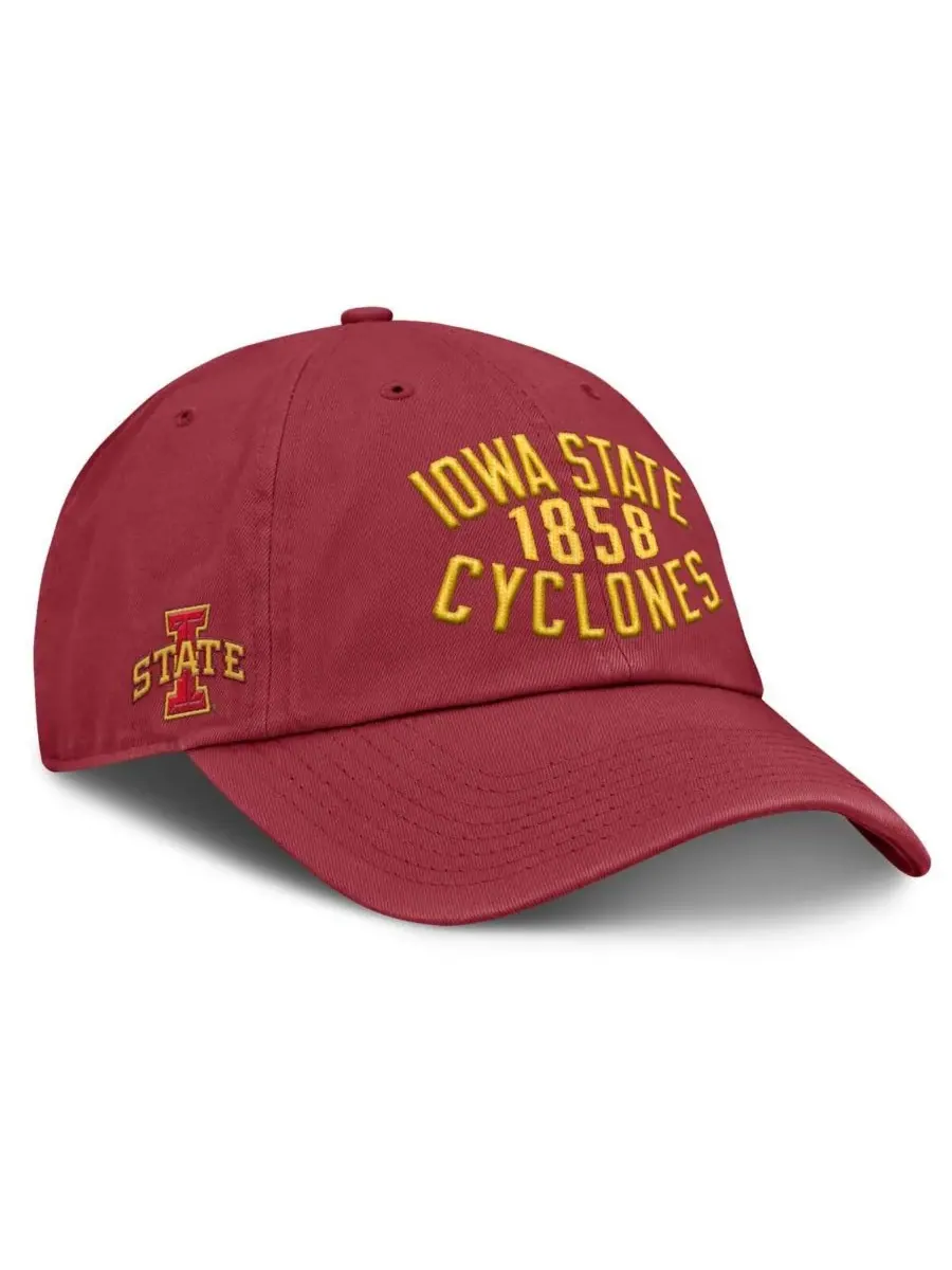 Мужская регулируемая бейсболка Cardinal Iowa State Cyclones Archer Fanatics — изображение 1 из 4, красный