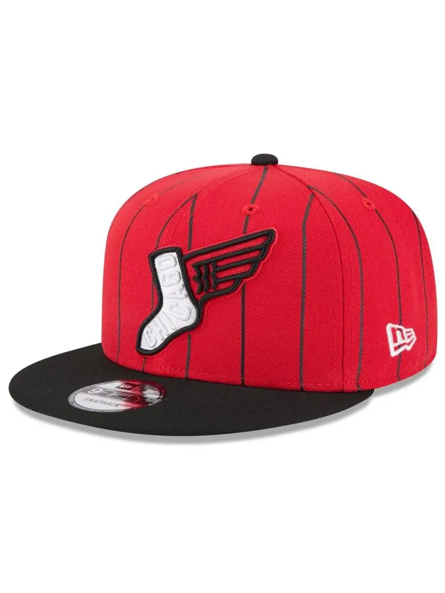 New Era Мужская красно-черная кепка Chicago White Sox 2025 City Connect 9FIFTY Snapback — изображение 1 из 4, красный черный