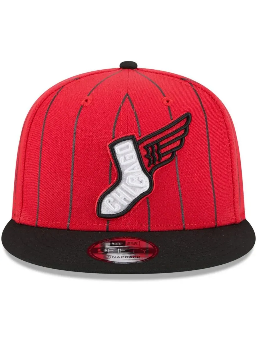 New Era Мужская красно-черная кепка Chicago White Sox 2025 City Connect 9FIFTY Snapback — изображение 2 из 4, красный черный