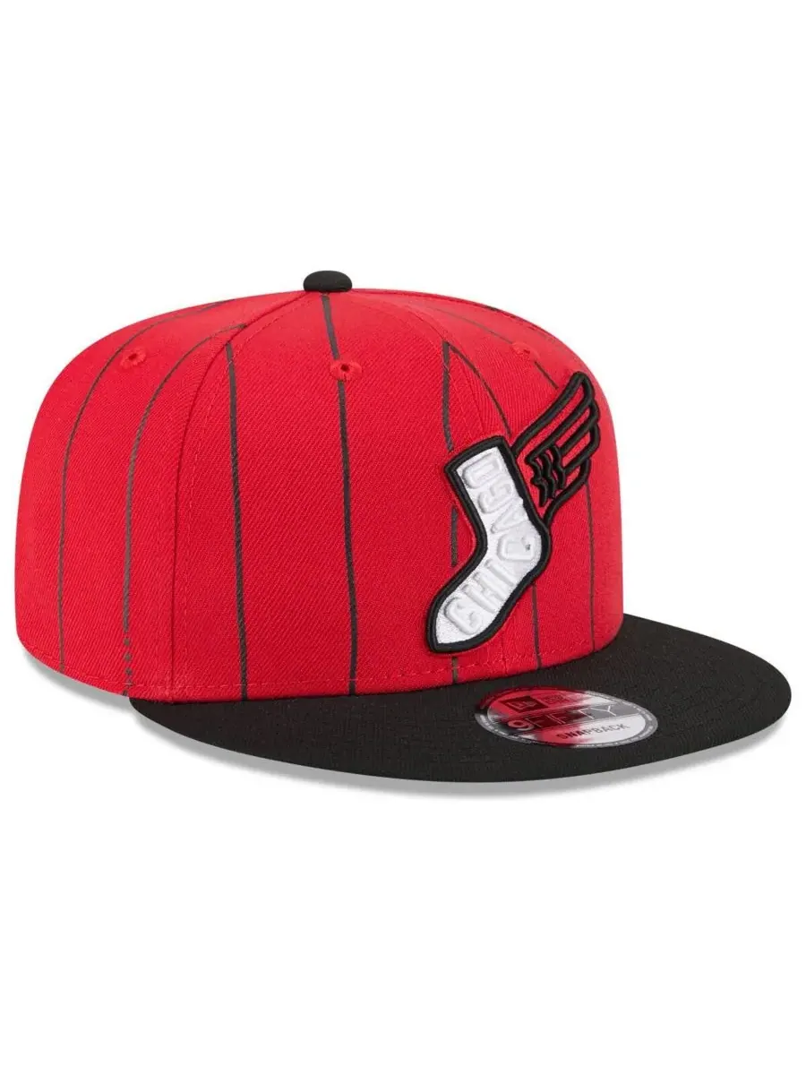 New Era Мужская красно-черная кепка Chicago White Sox 2025 City Connect 9FIFTY Snapback — изображение 4 из 4, красный черный
