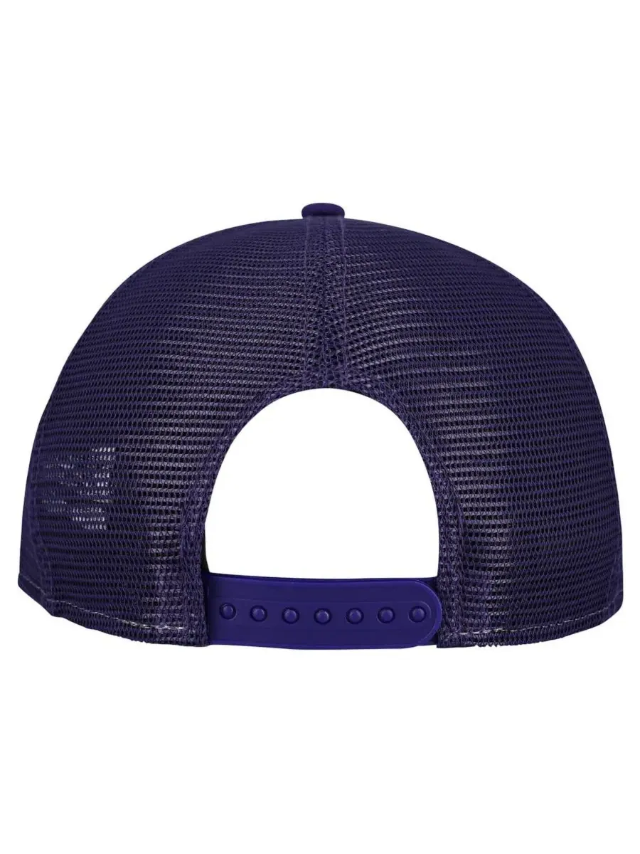 New Era Мужская кремово-фиолетовая кепка Minnesota Vikings Cutout A-Frame 9FIFTY Snapback — изображение 4 из 4
