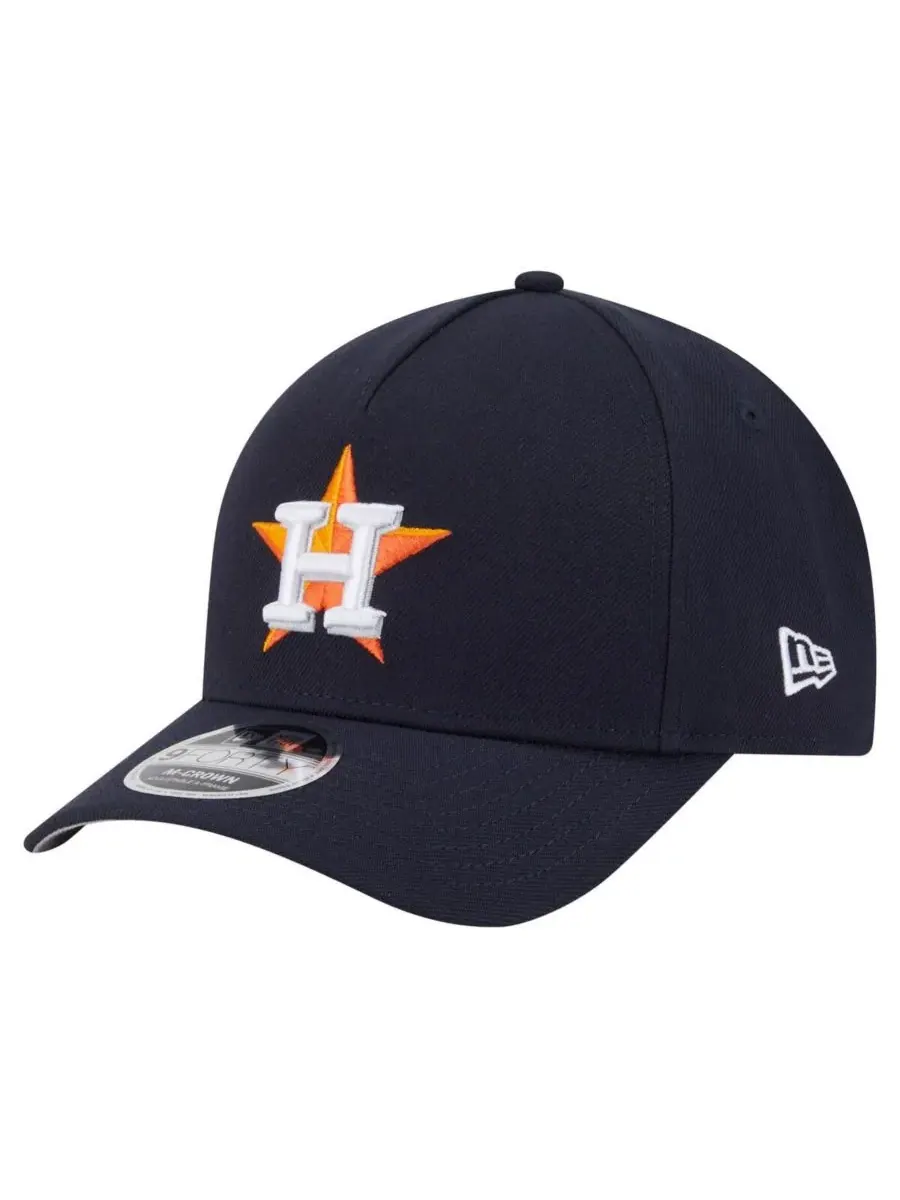 New Era Мужская темно-синяя регулируемая бейсболка Houston Astros 9FORTY M-Crown — изображение 1 из 4, темно-синий