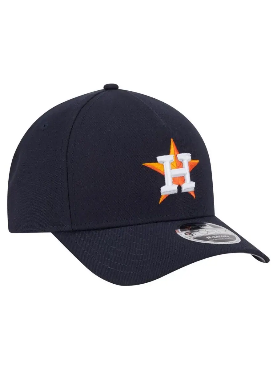New Era Мужская темно-синяя регулируемая бейсболка Houston Astros 9FORTY M-Crown — изображение 4 из 4, темно-синий