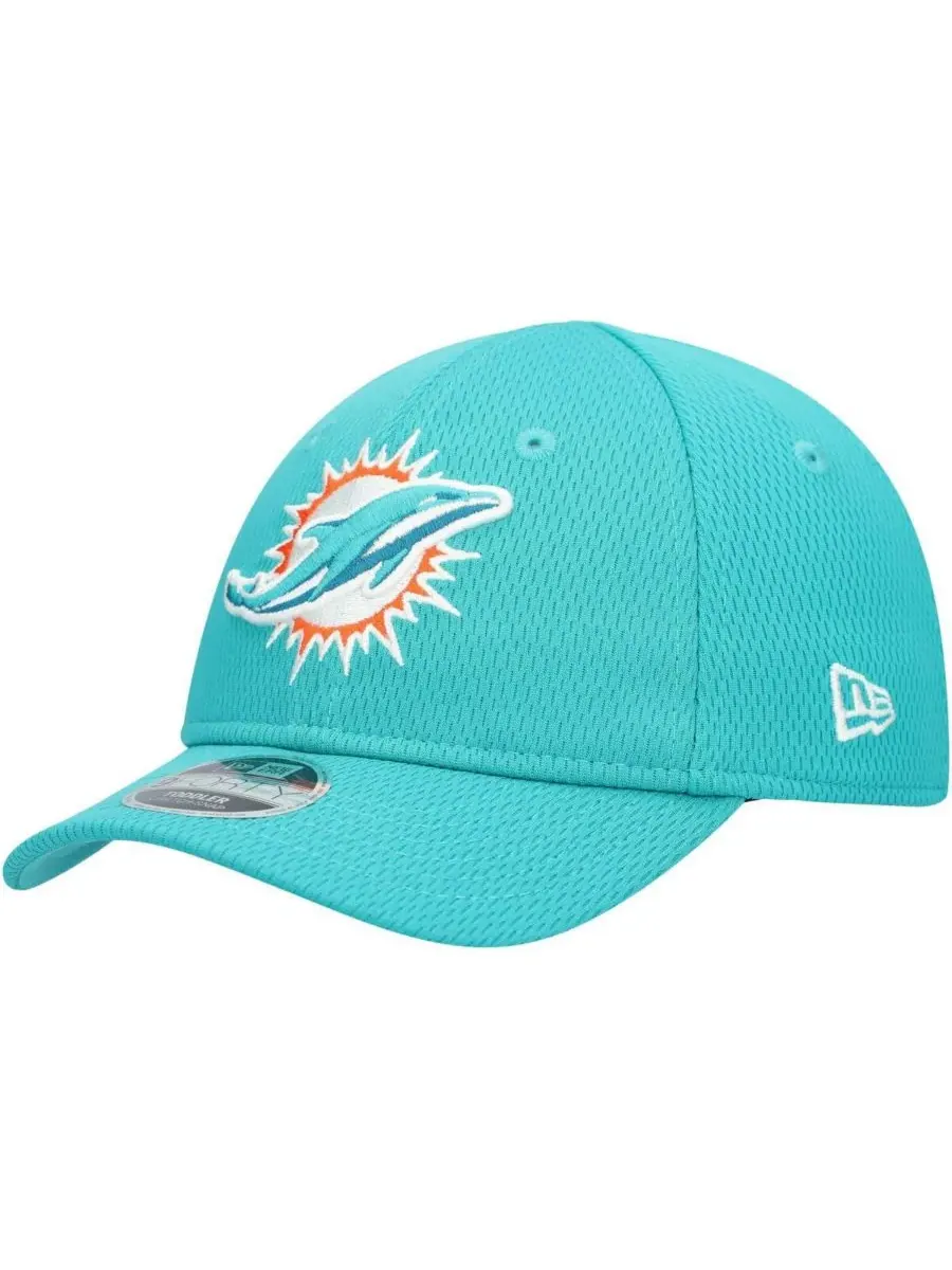 Детская регулируемая кепка Aqua Miami Dolphins Main 9FORTY New Era — изображение 1 из 4, голубой