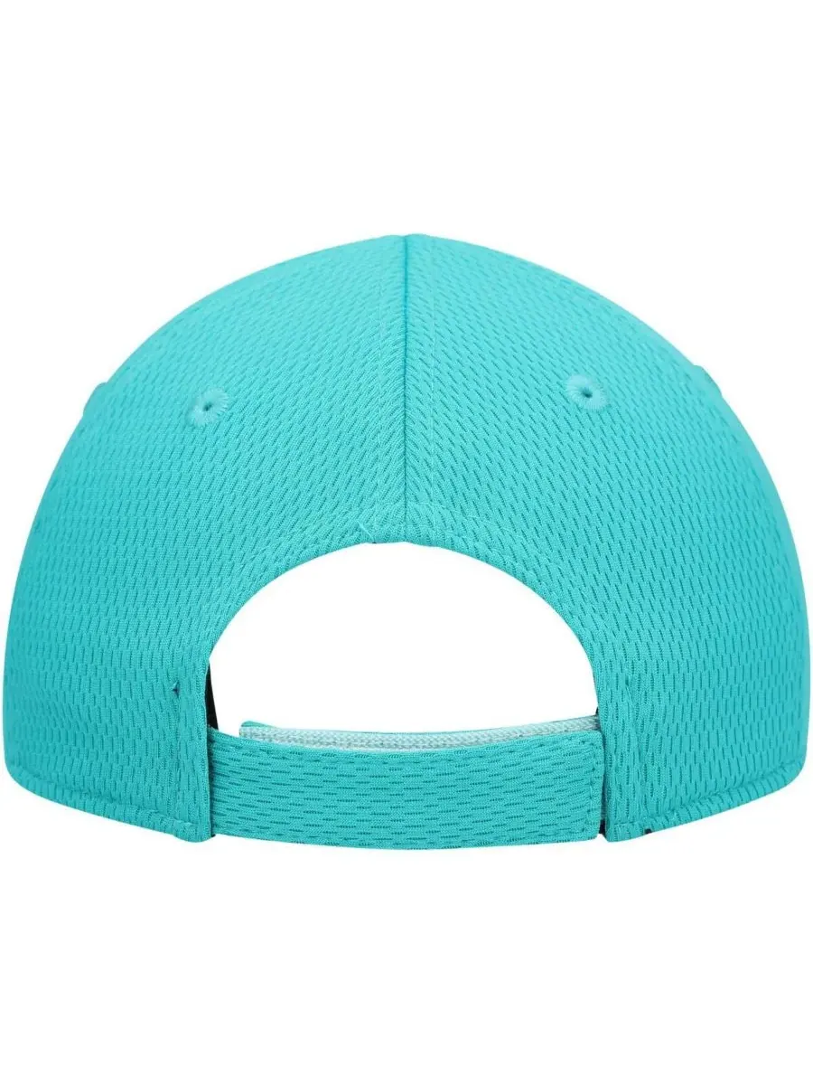 Детская регулируемая кепка Aqua Miami Dolphins Main 9FORTY New Era — изображение 4 из 4, голубой