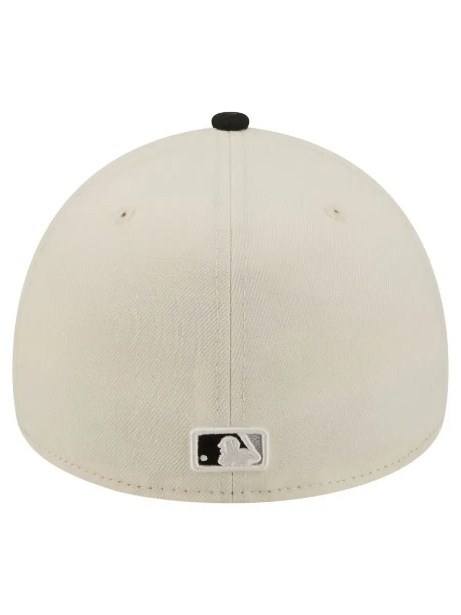Кепка New Era Chrome A-Frame 59FORTY — изображение 4 из 5, кремовый черный