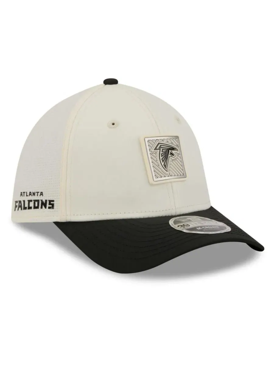 Кепка New Era 39THIRTY с козырьком, Atlanta Falcons — изображение 1 из 5, кремовый черный