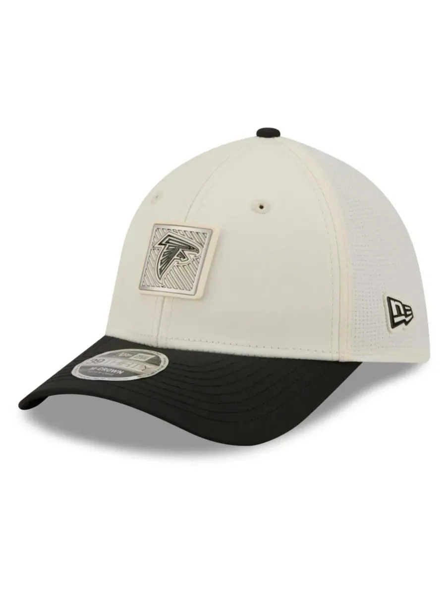 Кепка New Era 39THIRTY с козырьком, Atlanta Falcons — изображение 4 из 5, кремовый черный