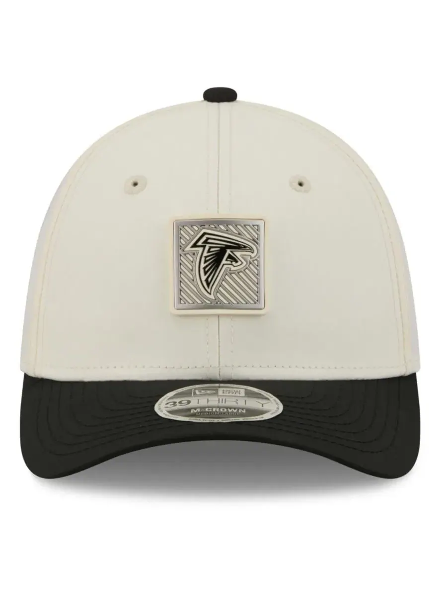 Кепка New Era 39THIRTY с козырьком, Atlanta Falcons — изображение 5 из 5, кремовый черный