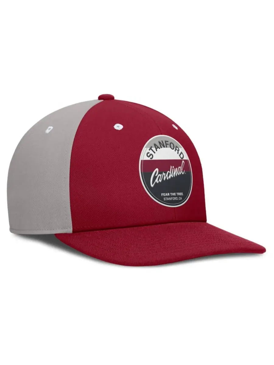 Кепка-снапбек с вышивкой Stanford Cardinal Nike — изображение 3 из 4, серый