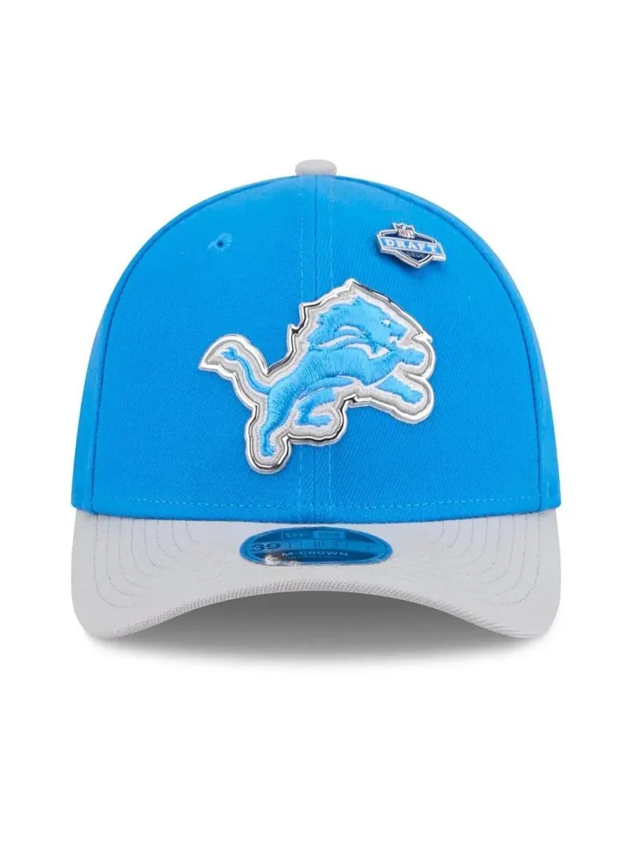 Кепка M-Crown с эмблемой Detroit Lions New Era — изображение 2 из 5, синий серебристый