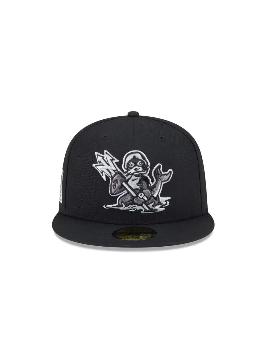 Кепка с вышитым логотипом Norfolk Tides New Era — изображение 2 из 4, черный