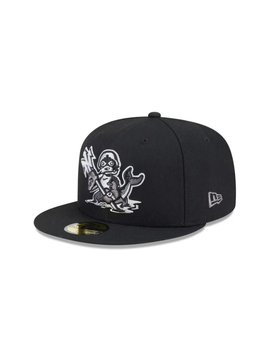 Кепка с вышитым логотипом Norfolk Tides New Era — изображение 3 из 4, черный