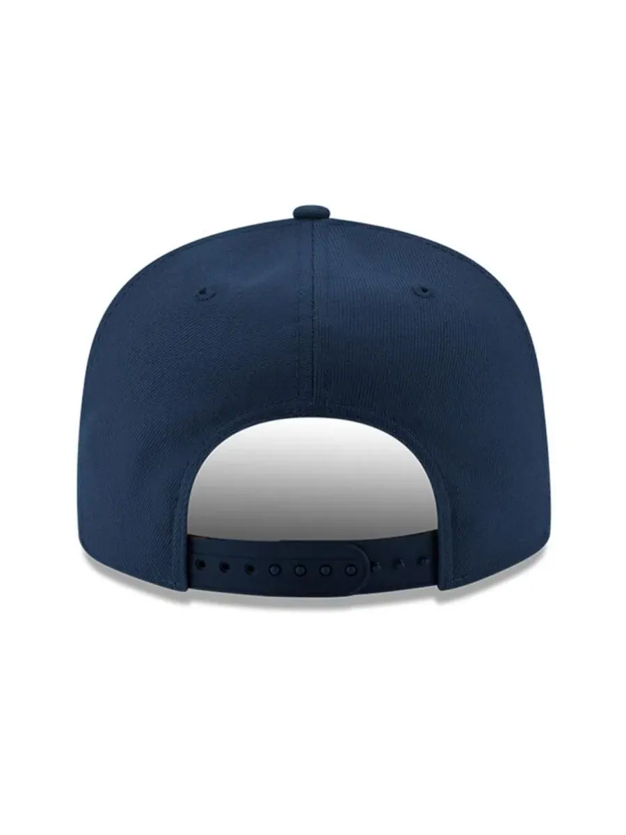 Кепка-снапбек с высокой тульей New Era Core Team Script 9FIFTY — изображение 3 из 3, темно-синий