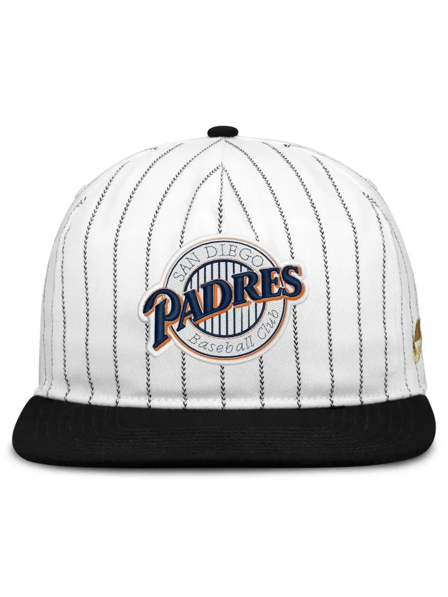 Бейсболка Nike San Diego Padres Cooperstown Collection Pro — изображение 2 из 4, белый черный