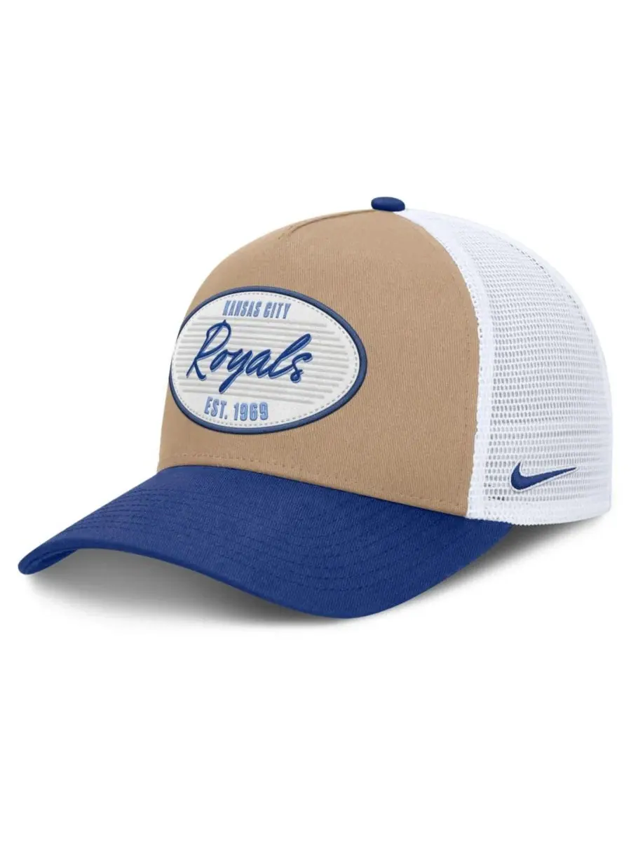 Кепка-тракер Nike Kansas City Royals Rise A-Frame — изображение 1 из 4, хаки