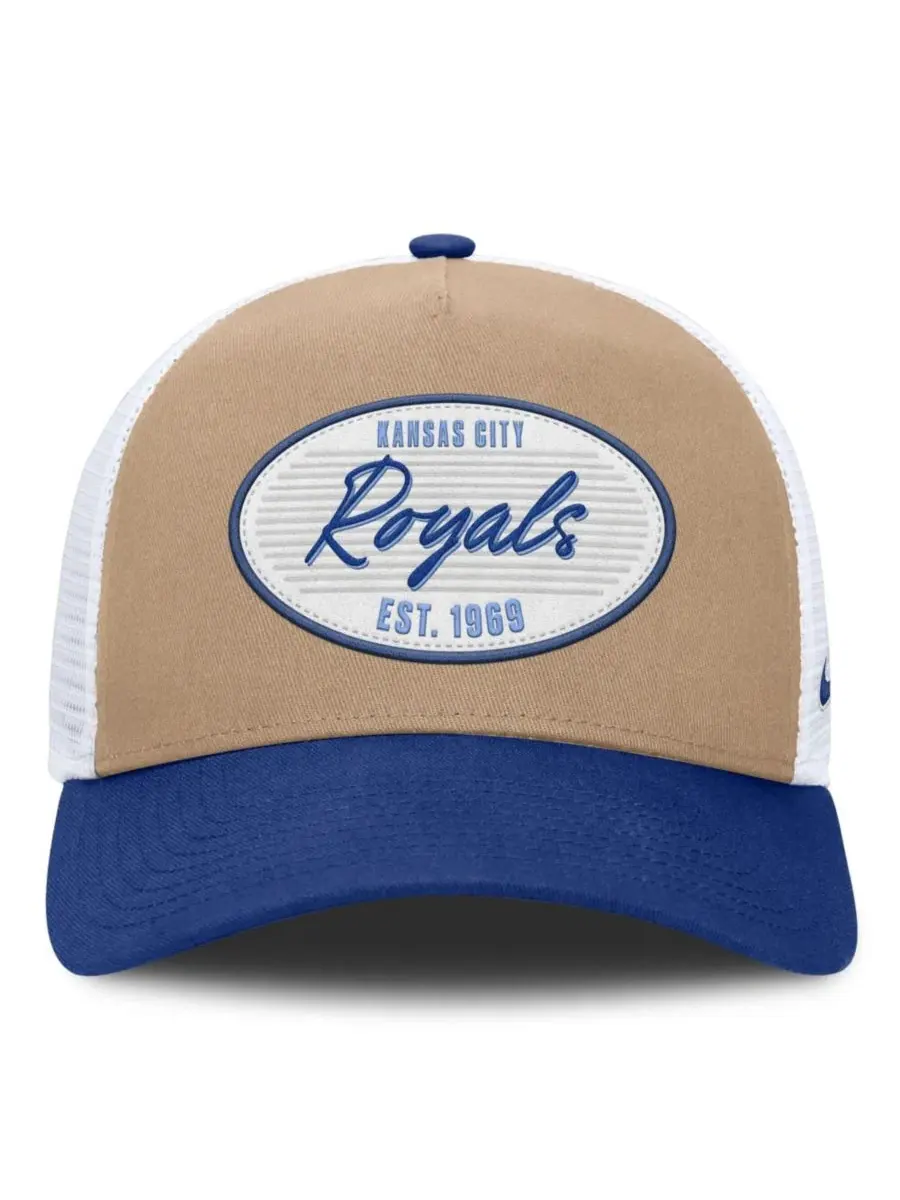 Кепка-тракер Nike Kansas City Royals Rise A-Frame — изображение 2 из 4, хаки