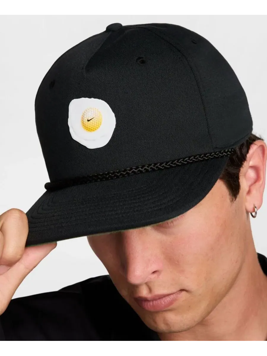 Кепка-снапбек с вышивкой Fried Egg Pro Dri-FIT Nike — изображение 2 из 3, черный