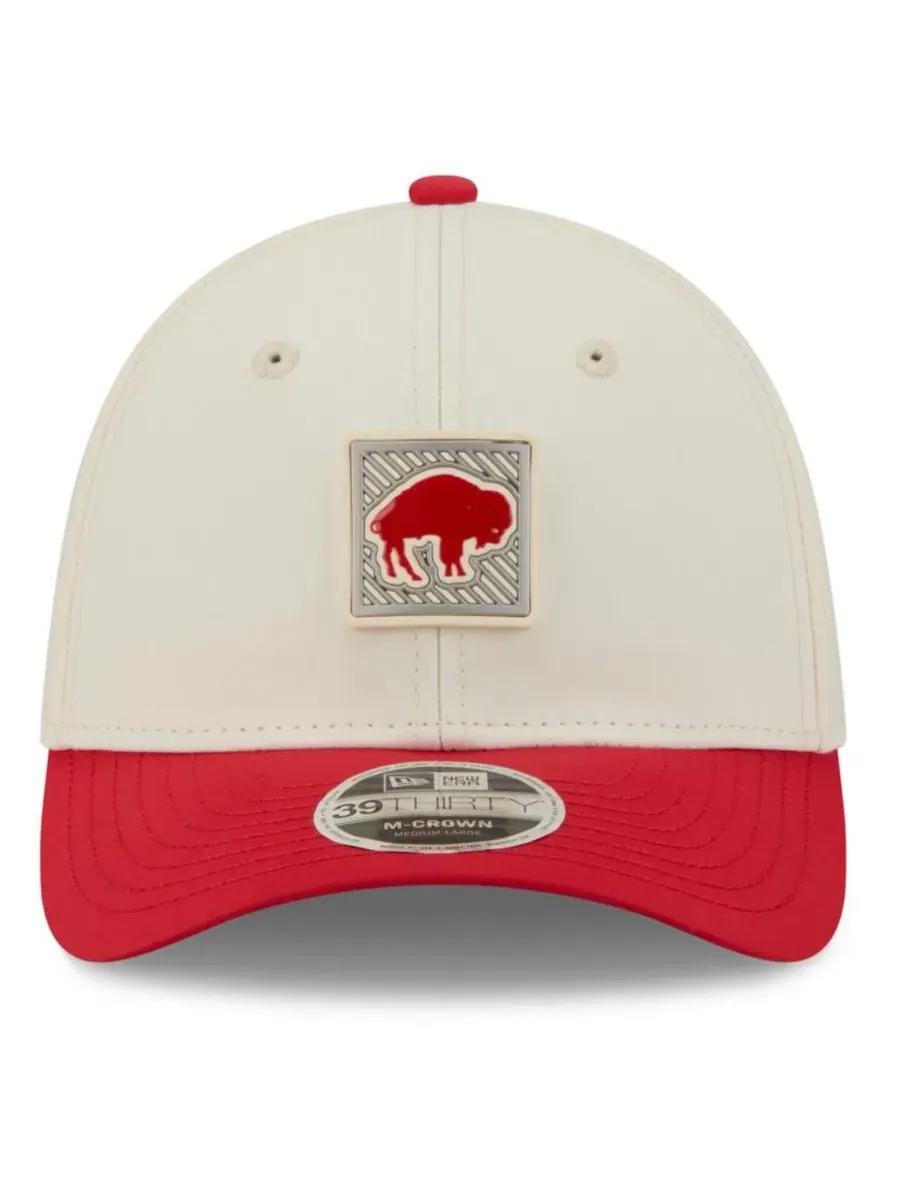 Кепка 39THIRTY Flex Hat Buffalo Bills 2026 New Era — изображение 2 из 5, кремовый красный