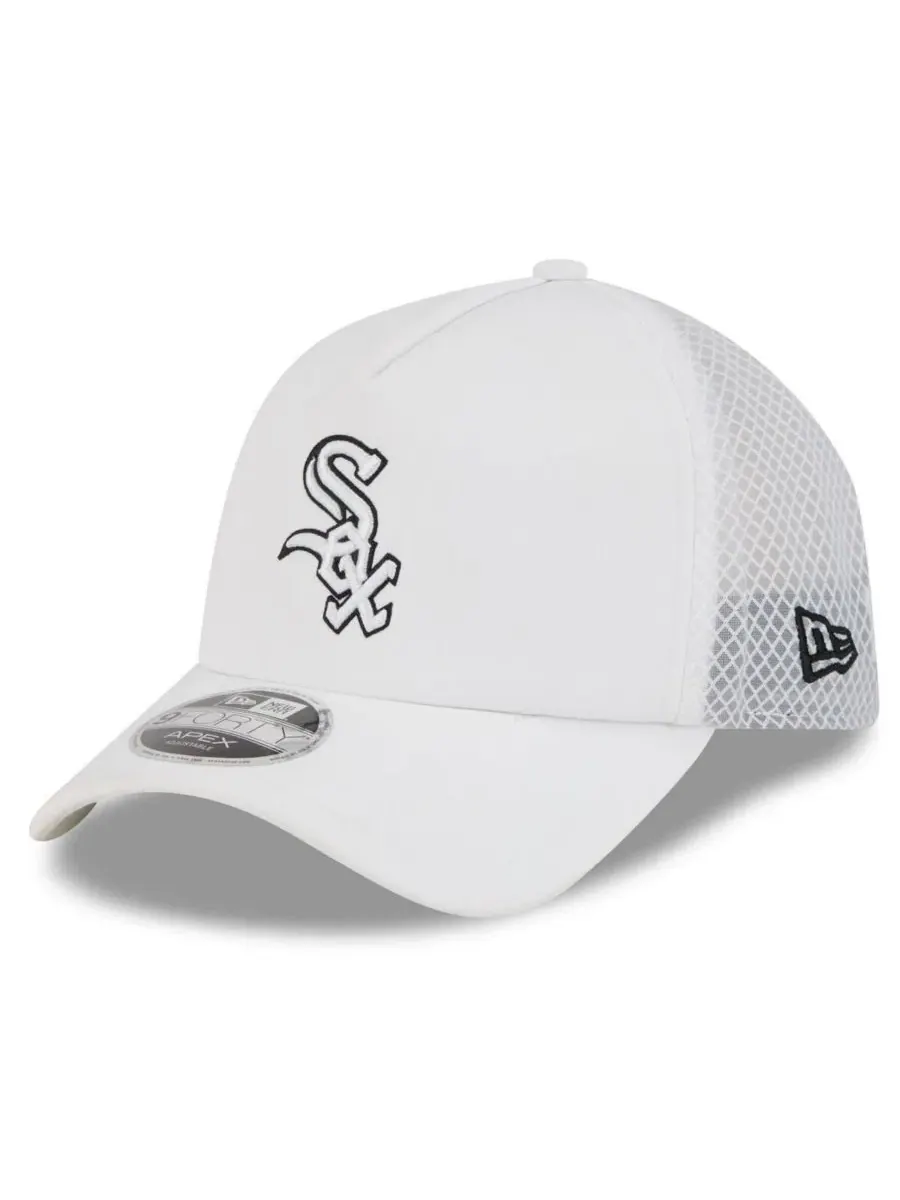 Кепка-тракер с вышитым логотипом Chicago White Sox New Era — изображение 1 из 4, белый