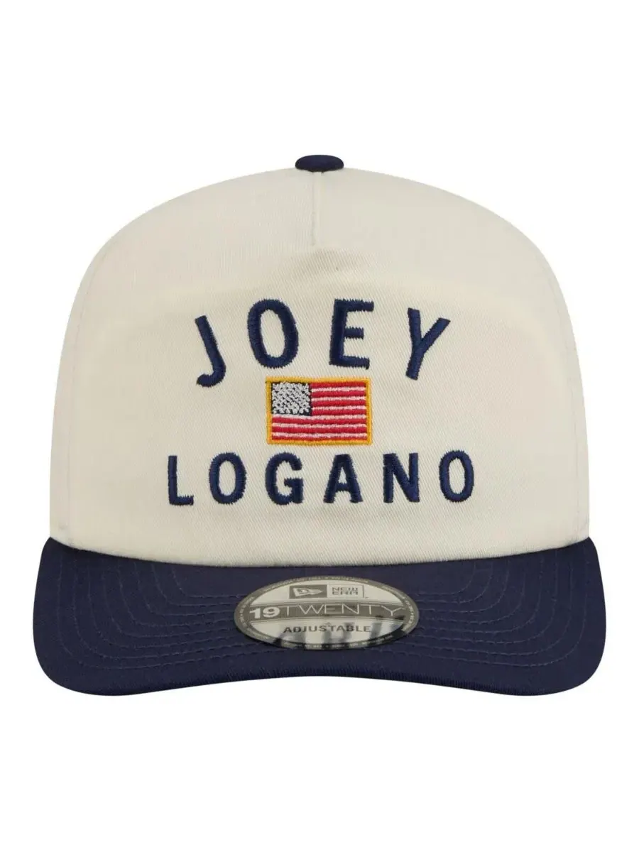 Кепка-снэпбек Joey Logano Flag 19TWENTY New Era — изображение 2 из 5, кремовый темно-синий